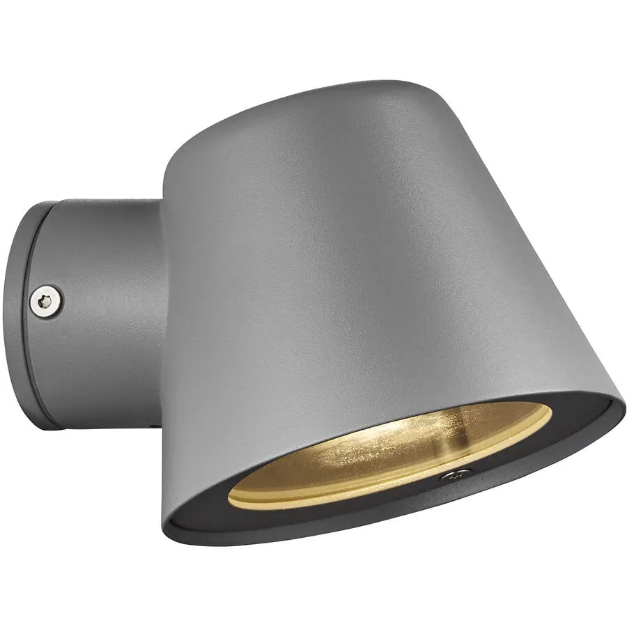 NORDLUX Wandlampe aussen Aleria Grau Metall 11.5 cm 10.7 cm - Wandlampe aussen