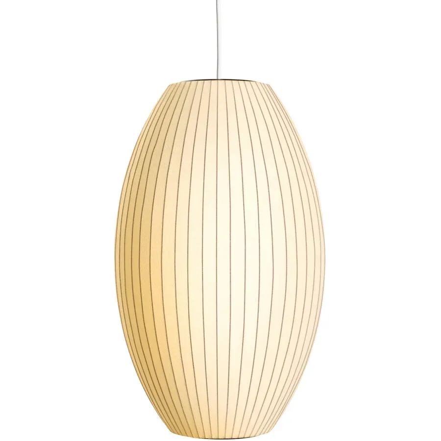 HAY Pendellampe Nelson Cigar Weiss Metall 33 cm 53 cm - Farbe: Off-white - Pendellampe
