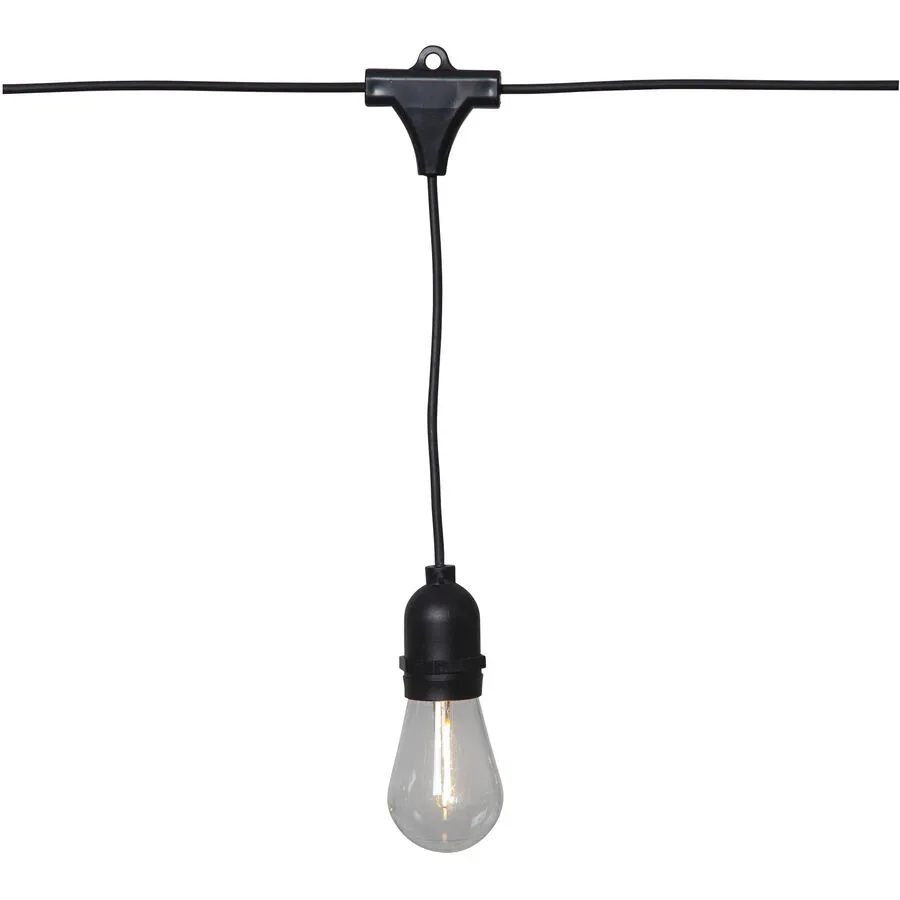 Zubehör String Light Metall 360 cm - Farbe: Schwarz - LED - Lichtfarbe: Warmweiss - Zubehör- LED Energiesparlampe