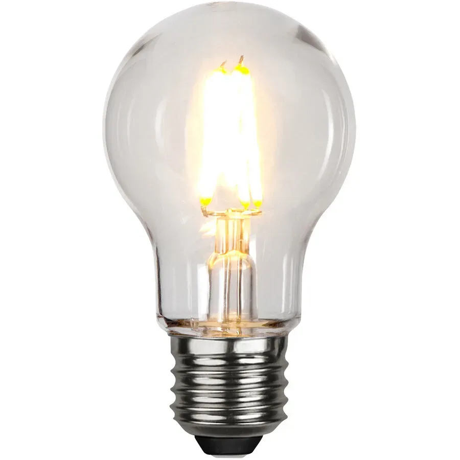 Leuchtmittel Bulb Outdoor Glas E27 2.4 W - Farbe: Transparent - LED - Lichtfarbe: Extra warmweiss - Material: Polycarbonat - Leuchtmittel- LED