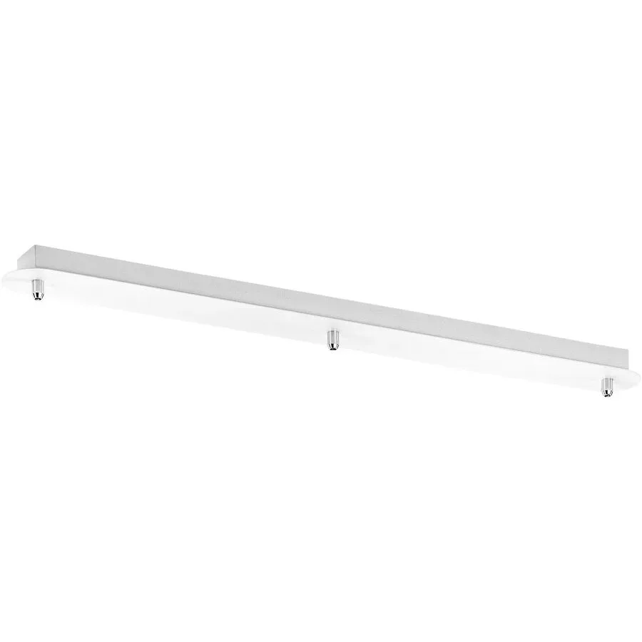 Giberti Luce Baldachin Rosone Weiss Metall 8 cm - Baldachin