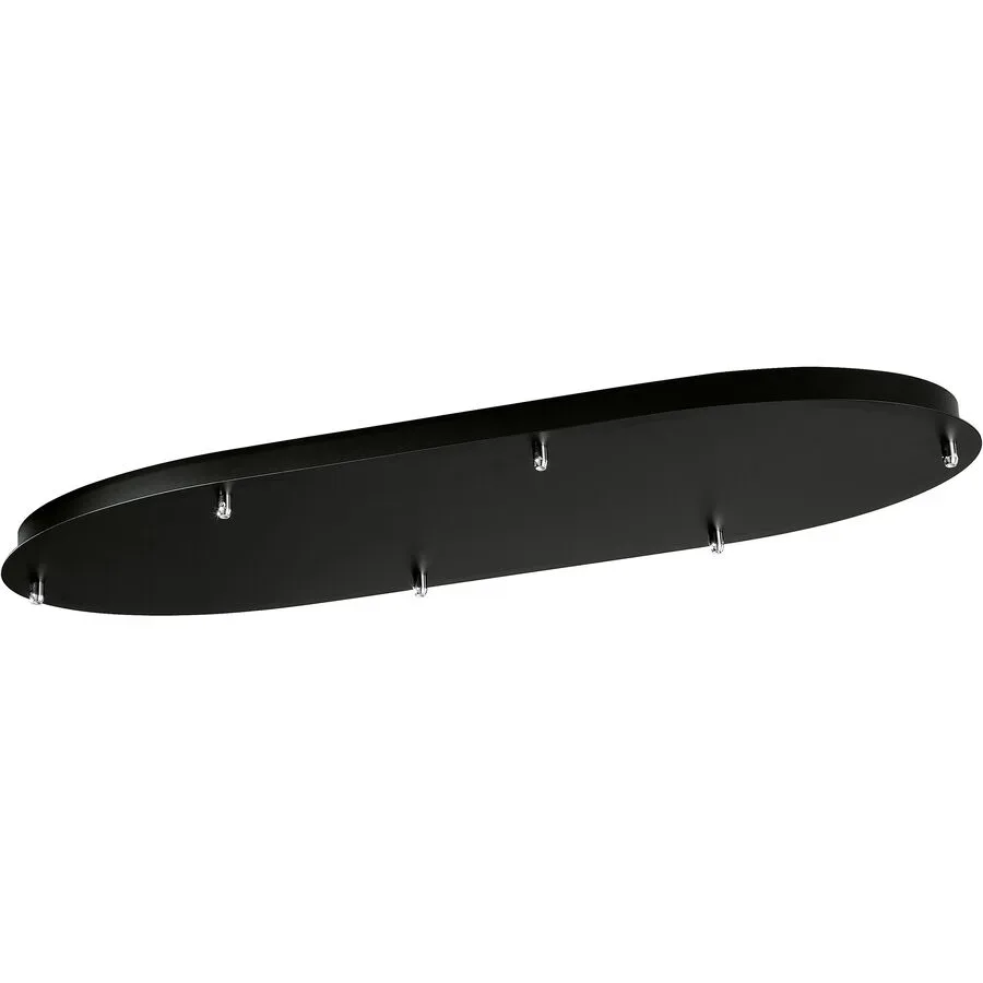 Giberti Luce Baldachin Rosone Schwarz Metall 30 cm - Baldachin