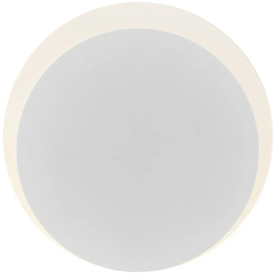 Wandlampe Sun Weiss Eisen - LED - Lichtfarbe: Extra warmweiss - Wandlampe- LED Energiesparlampe