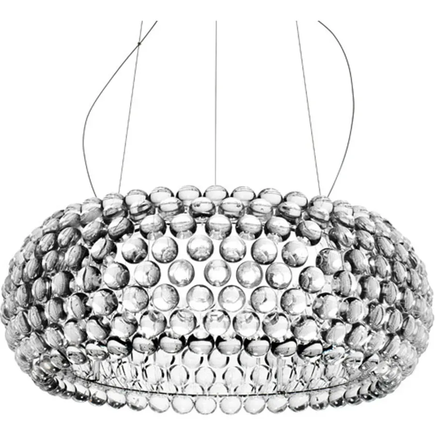 Foscarini Pendellampe Caboche Transparent Kunststoff 70 cm 35 cm - LED - Lichtfarbe: Extra warmweiss - Pendellampe- LED Energiesparlampe