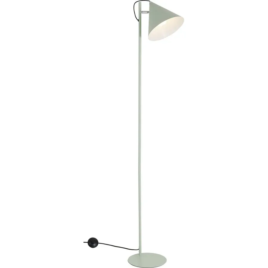 Stehlampe Charly Blau Metall 25 cm 150 cm - Farbe: türkis - Stehlampe