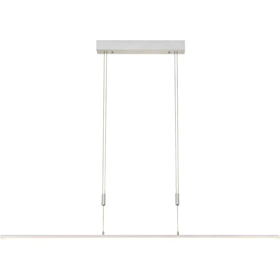 Pendellampe Sophie Silber Aluminium/Eisen 118 cm 150 cm - LED - Lichtfarbe: Extra warmweiss - Tageslichtweiss - Pendellampe- LED Energiesparlampe