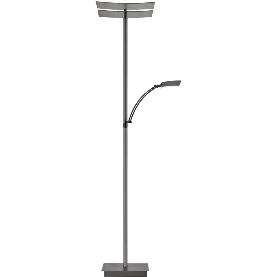 Stehlampe Felicia Bronze Metall 31 cm 185 cm - LED - Lichtfarbe: Extra warmweiss - Helles Neutralweiss - Stehlampe- LED Energiesparlampe