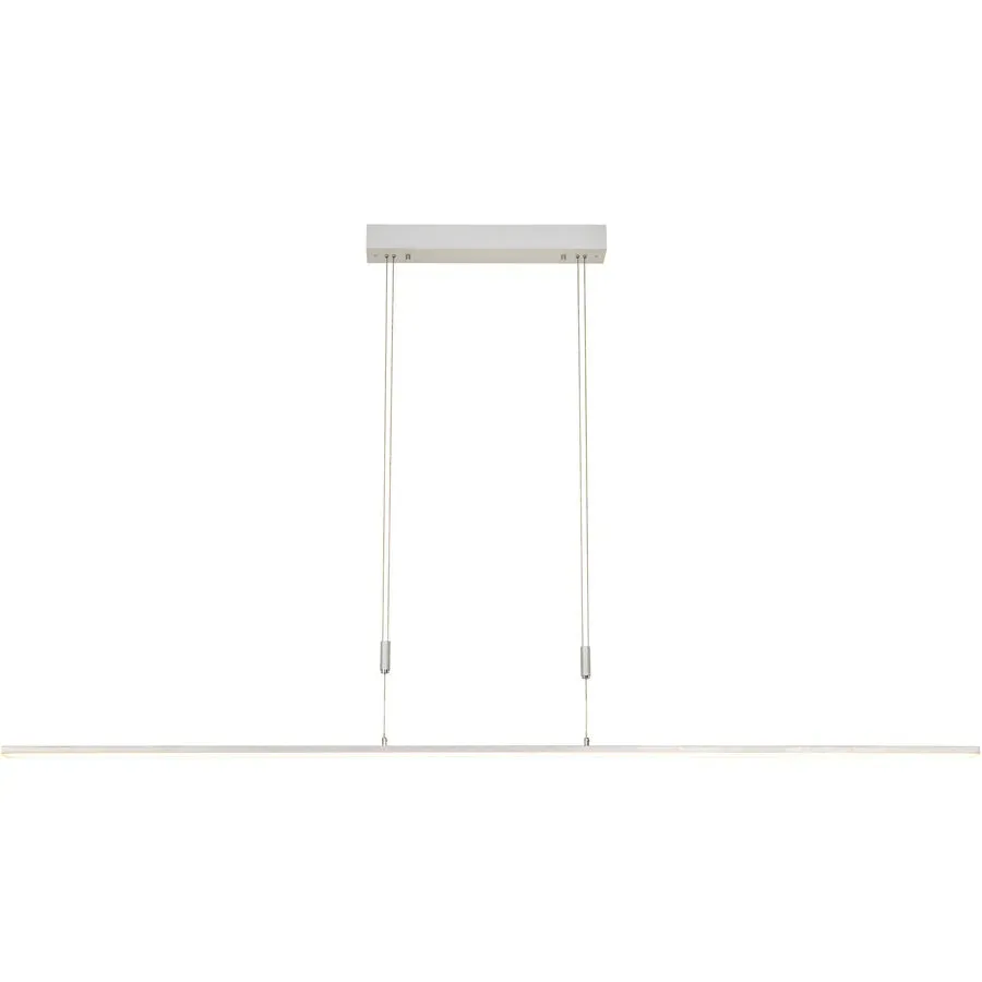 Pendellampe Sophie Silber Aluminium/Eisen 153 cm 150 cm - LED - Lichtfarbe: Extra warmweiss - Tageslichtweiss - Pendellampe- LED Energiesparlampe