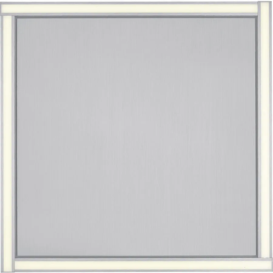 Designer-Deckenlampe Bankamp Line aluminium matt 52 cm - LED - Lichtfarbe: Extra warmweiss - Material: Aluminium/Stahl - Designer-Deckenlampe- LED
