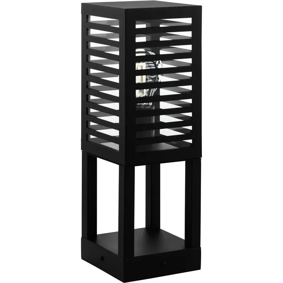 Eglo Stehlampe aussen Alamonte 3 Schwarz Aluminium/Stahl 15 cm 45 cm - Stehlampe aussen