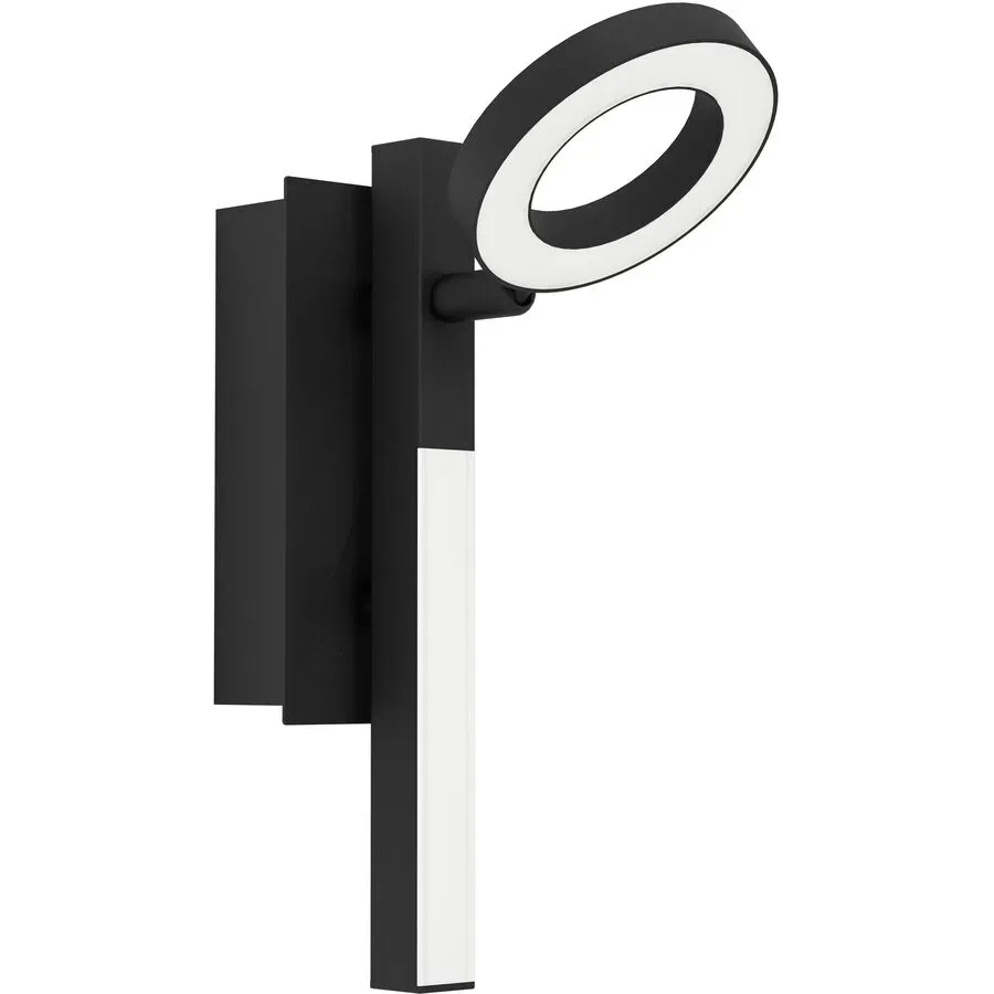 Eglo Spot Cardillio 2 Schwarz Aluminium/Stahl 6.5 cm 22.5 cm - LED - Lichtfarbe: Warmweiss - Spot- LED Energiesparlampe