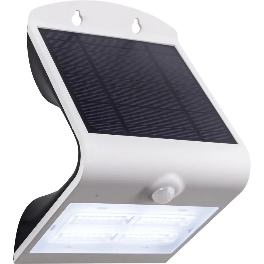 Eglo Solaraussenlampe Lamozzo Weiss Kunststoff 21 cm - Solaraussenlampe