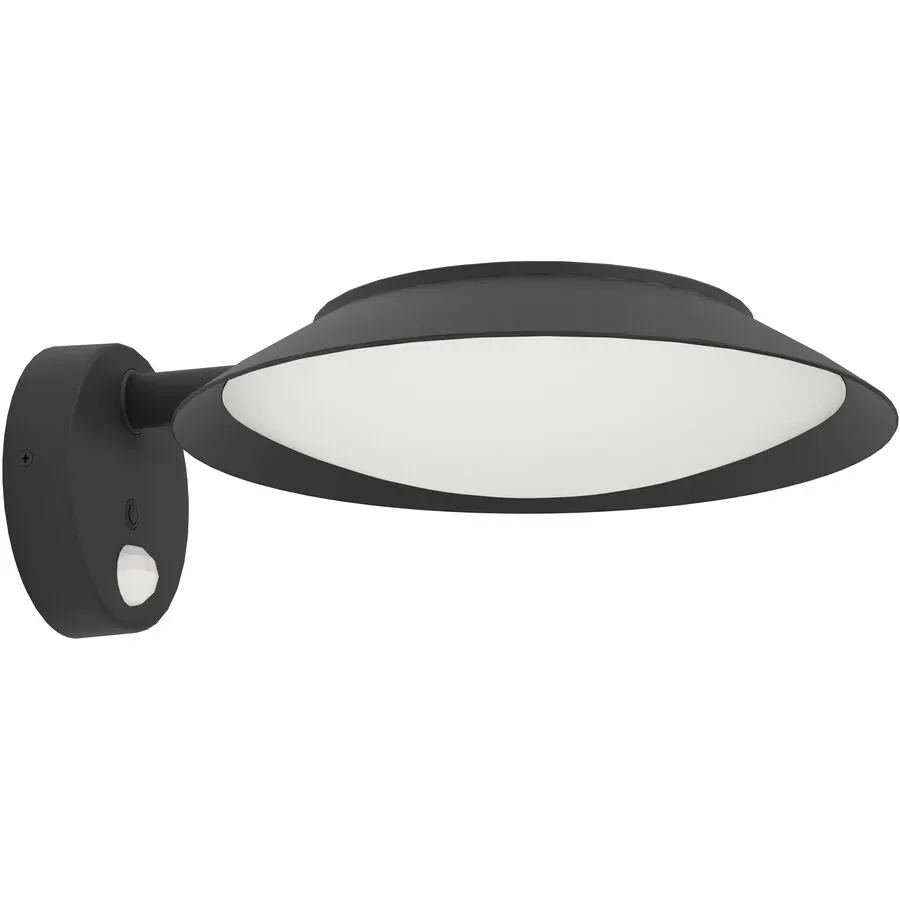 Eglo Solaraussenlampe Cerrisi Schwarz Kunststoff 10.5 cm - Lichtfarbe: Warmweiss - Solaraussenlampe