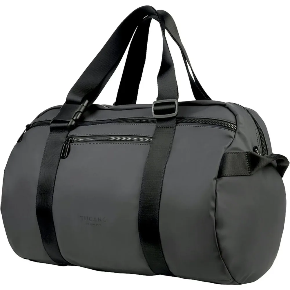 TUCANO Reisetasche Gommo Schwarz Stoff - Reisetasche