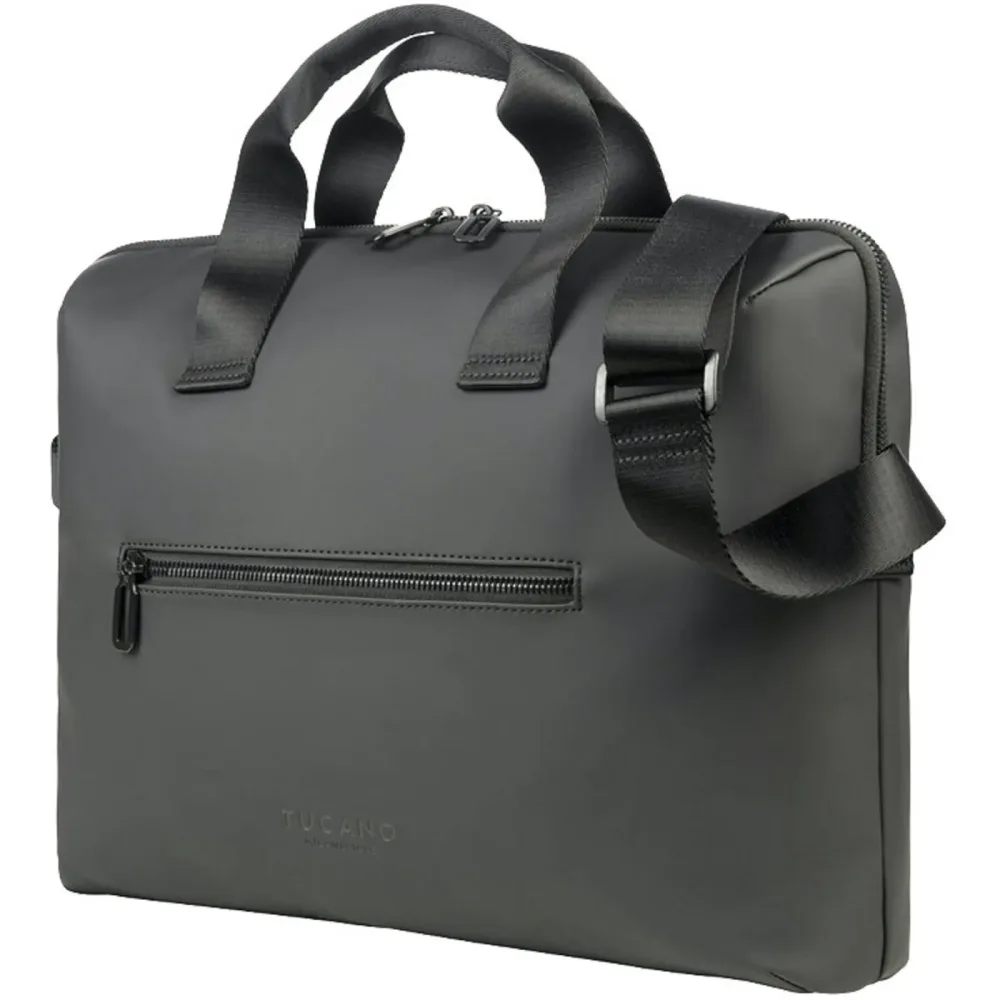 TUCANO Laptop-Tasche Gommo Schwarz Stoff - Laptop-Tasche