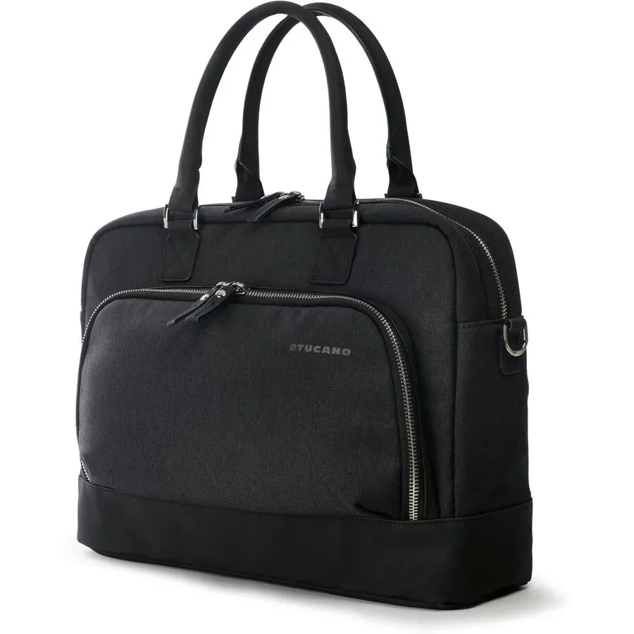 TUCANO Laptop-Tasche Nota Schwarz Stoff - Laptop-Tasche