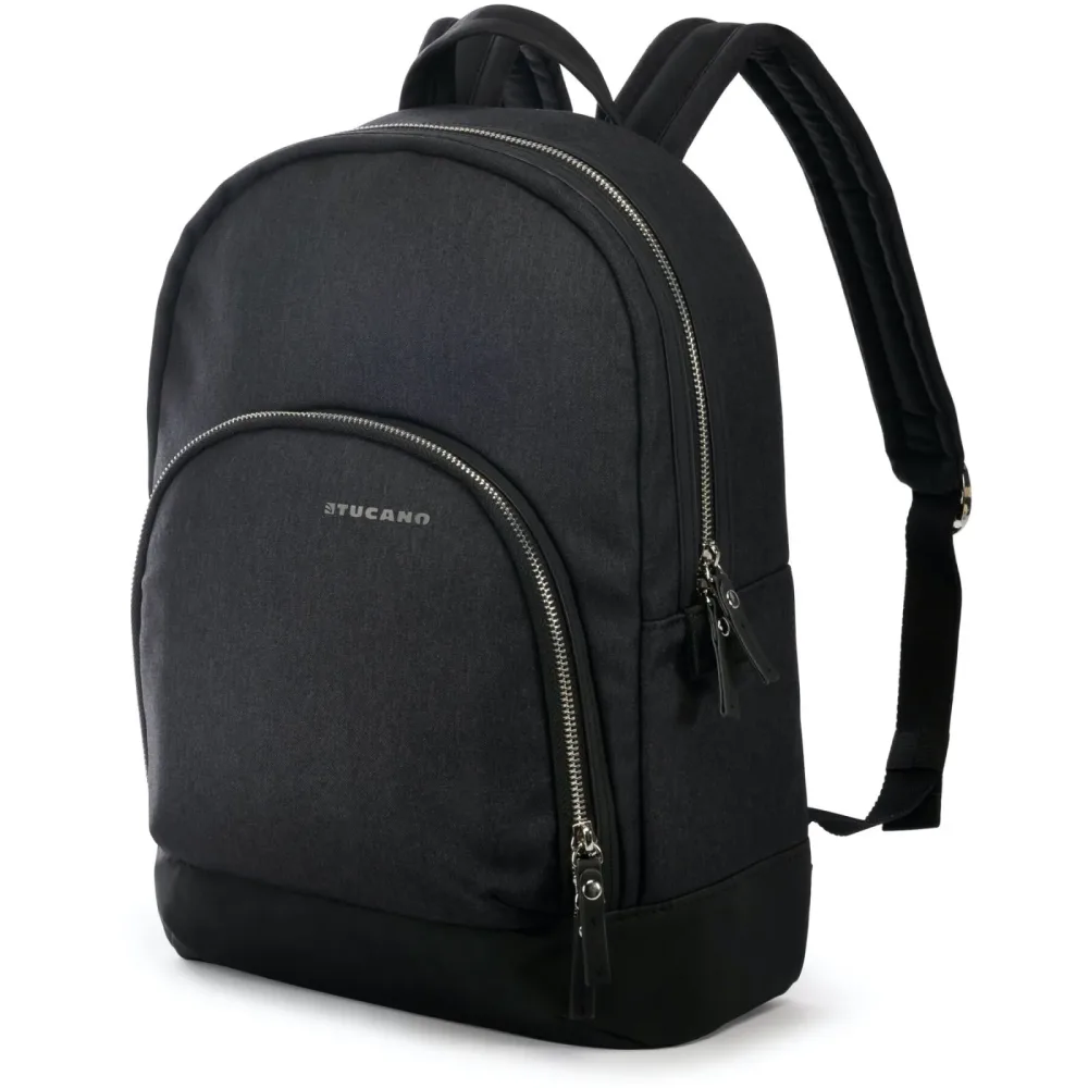 TUCANO Rucksack Nota Schwarz Stoff - Rucksack
