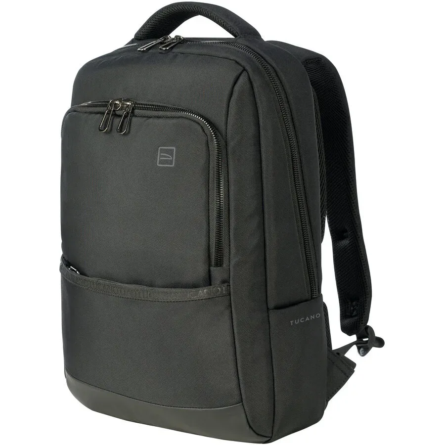 TUCANO Rucksack Lunar Schwarz Stoff - Material: Hochdichtem Funktionsmaterial, - Rucksack