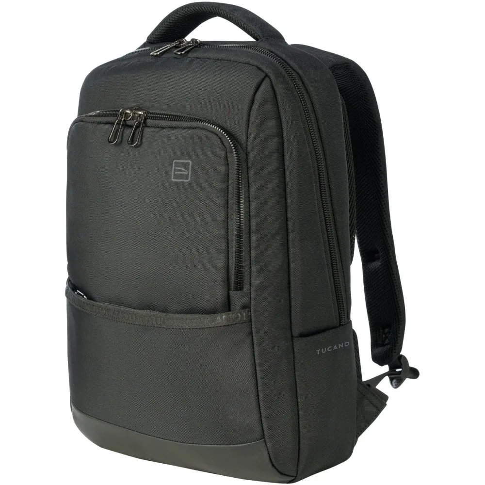 TUCANO Rucksack Lunar Schwarz Stoff - Material: Hochdichtem Funktionsmaterial, - Rucksack