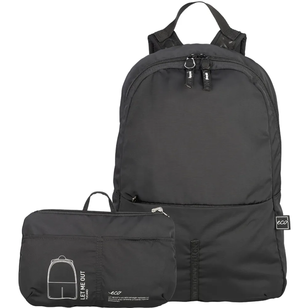 Tucano - Let_Me_Out Backpack, für Damen, Schwarz, Größe Onesize
