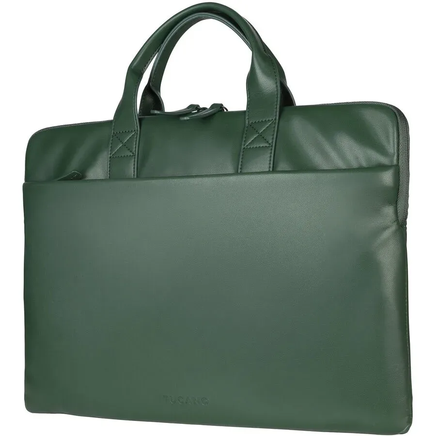 TUCANO Laptop-Tasche Isotta Grün Stoff - Farbe: dunkelgrün - Laptop-Tasche