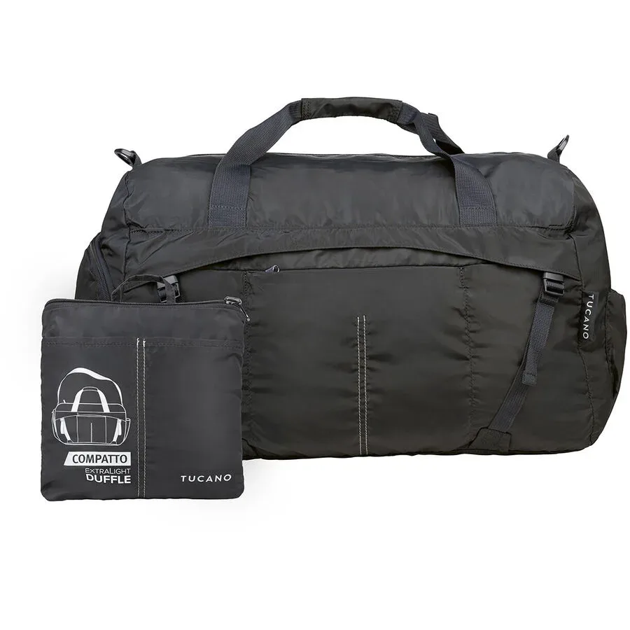 TUCANO Reisetasche Compatto Schwarz Stoff - Reisetasche