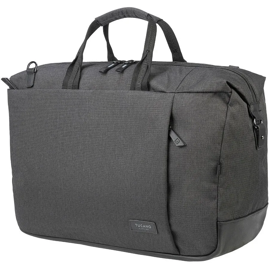 TUCANO Reisetasche Ago Grau Stoff - Farbe: Dunkelgrau - Reisetasche