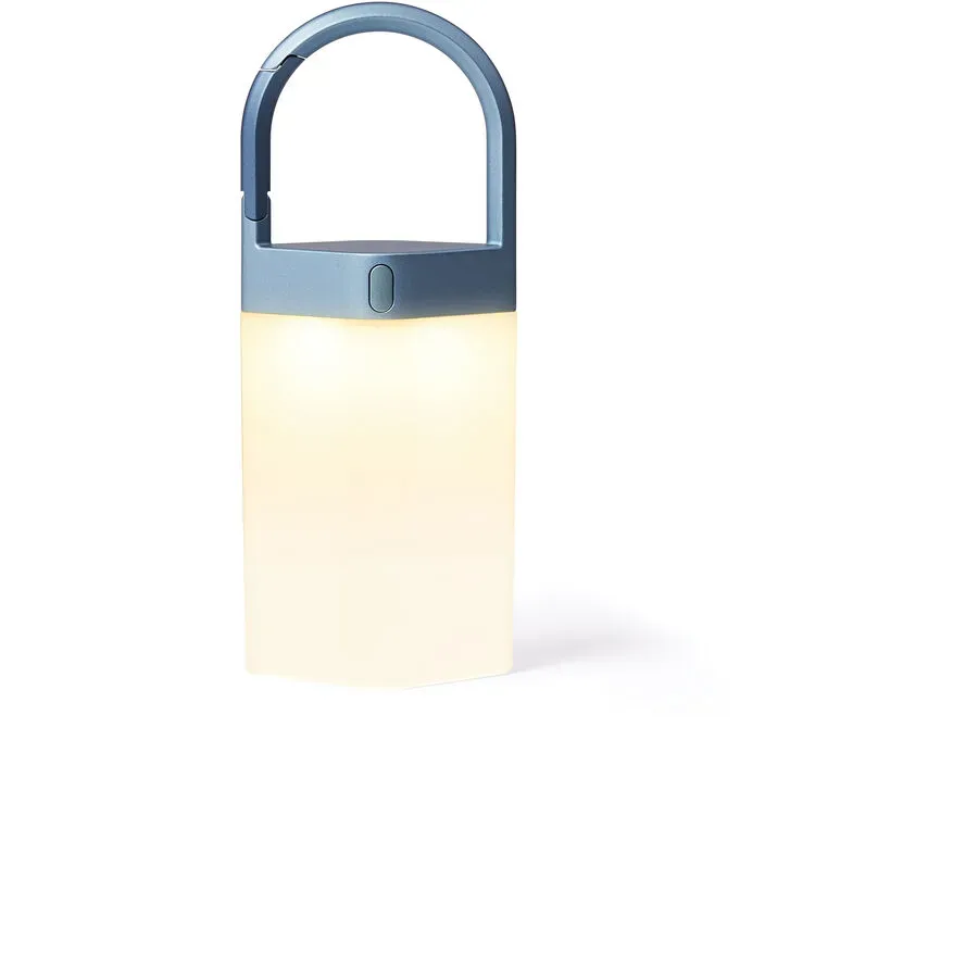 Lexon Tischlampe Horizon Weiss/Blau Aluminium/Kunststoff 8.3 cm 20 cm - Farbe: Weiss/Dunkelblau - LED - Material: Aluminium/Polycarbonat - Tischlampe-
