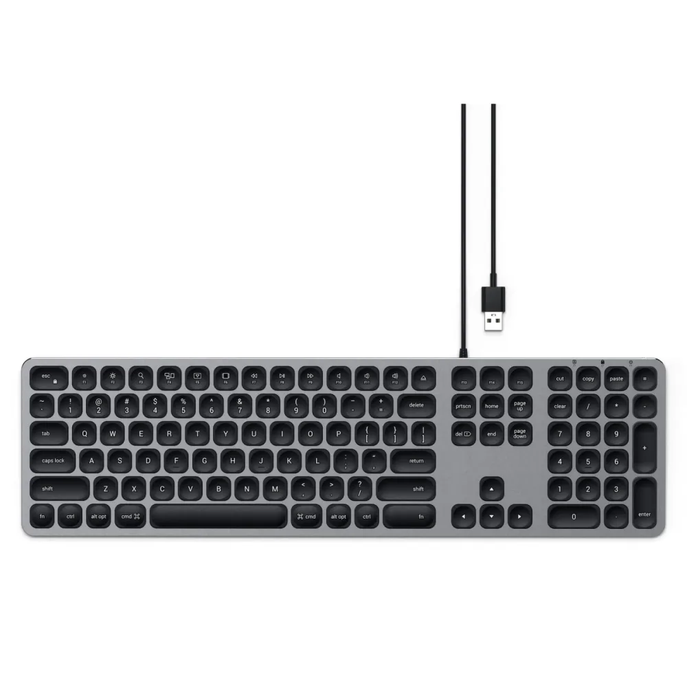 SATECHI USB Alu US Keyboard (Mac) - Farbe: graphit