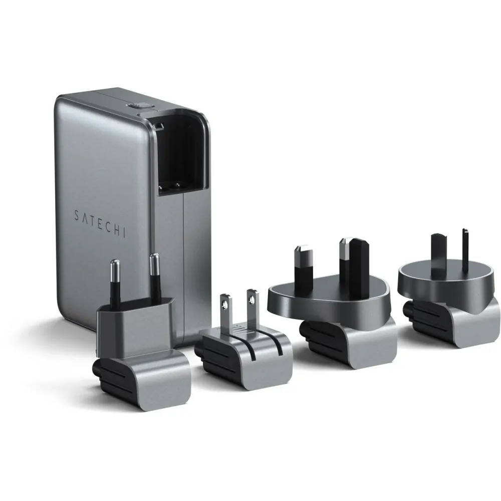 Satechi - USB-C GaN Travel Charger 145W, USB Charger, Space Grau