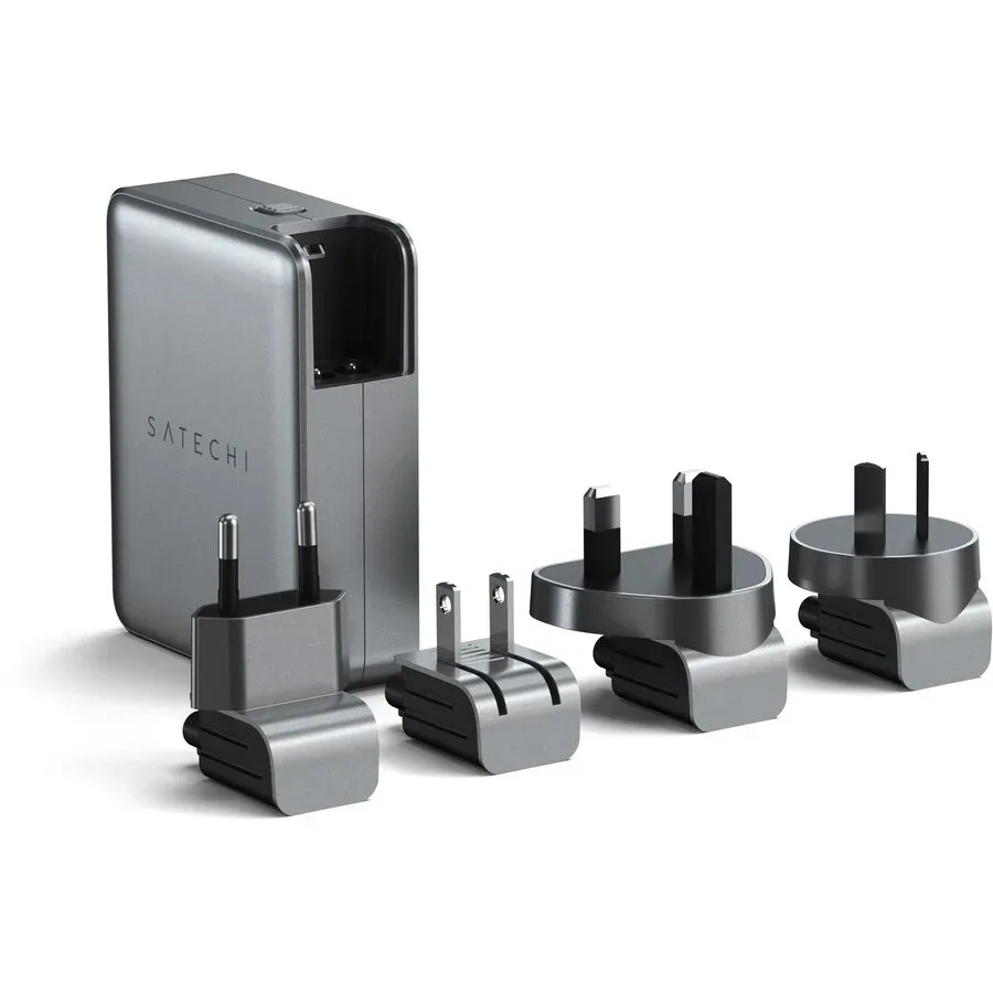 Satechi - USB-C GaN Travel Charger 145W, USB Charger, Space Grau