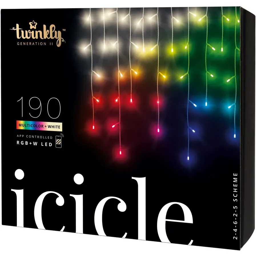 Twinkly Lichterkette ICICLE Kunststoff - Farbe: Transparent - Lichterkette