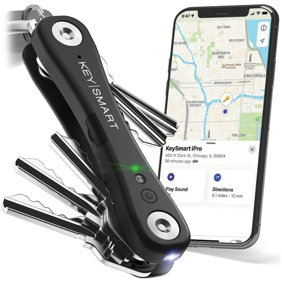 KEYSMART iPro KS431-BLK Apple Find My, Black