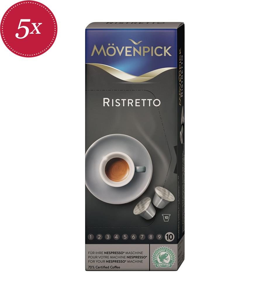 Günstig Nespresso kompatible Kapseln kaufen | Ristretto - Mövenpick