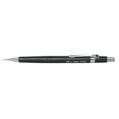 PENTEL Druckbleistift Sharp 0.5mm P205A schwarz mit Radiergummi
