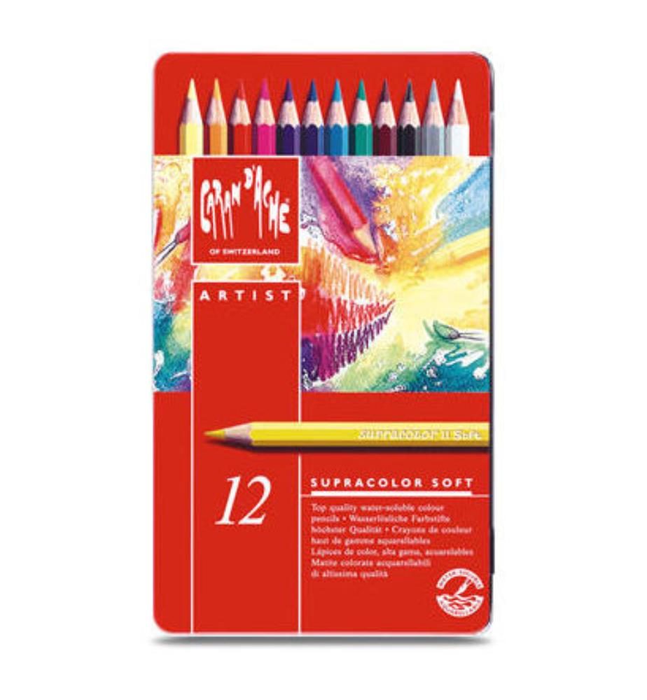 Caran d-Ache SUPRACOLOR Soft Aquarelle 12