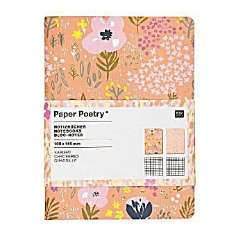 Notizbuch A6, Crafted Nature, Rosa Fsc Mix