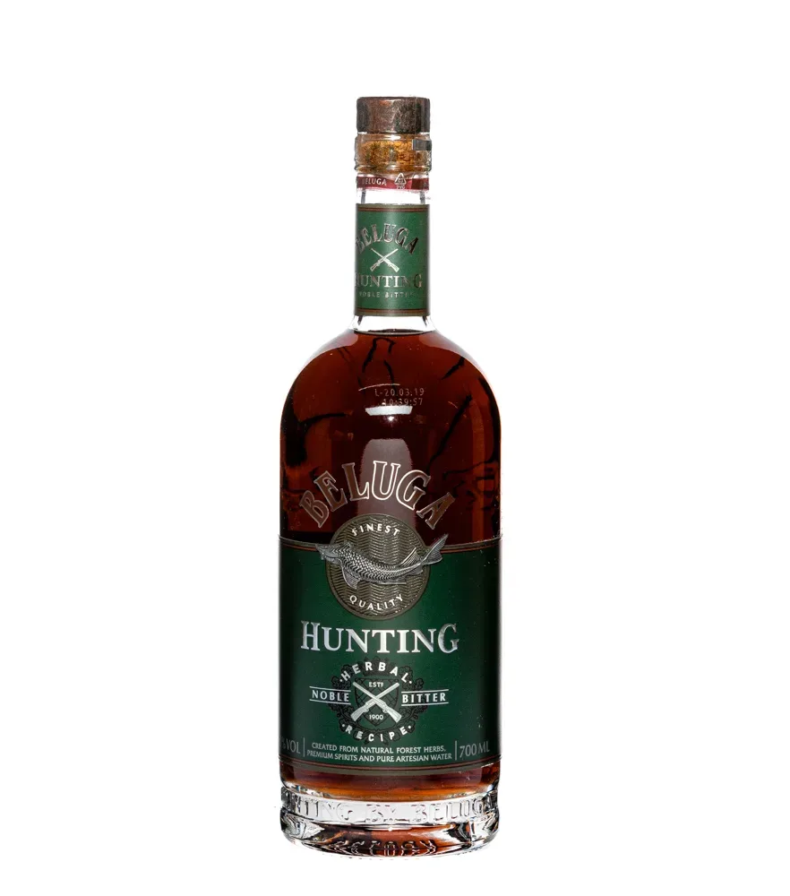 Beluga Hunting Herbal Kräuterbitter Likör / 40 % Vol. / 0,7 Liter-Flasche