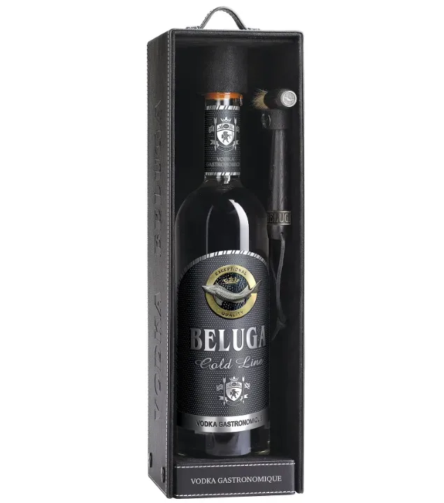 Beluga Vodka Gold Line / 40 % Vol. / 0,7 Liter-Flasche in Geschenkbox
