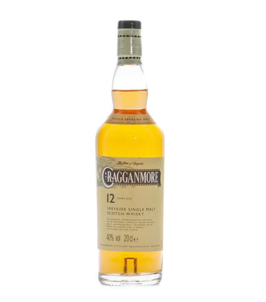 Cragganmore 12 Years Old Speyside Single Malt Scotch Whisky / 40 % vol. / 0,2 Liter-Flasche