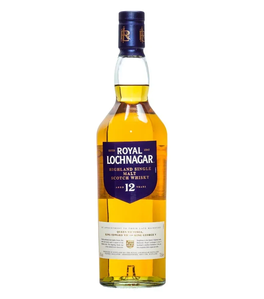 Royal Lochnagar 12 Jahre Highland Single Malt Scotch Whisky / 40 % Vol. / 0,7 Liter-Flasche in GP