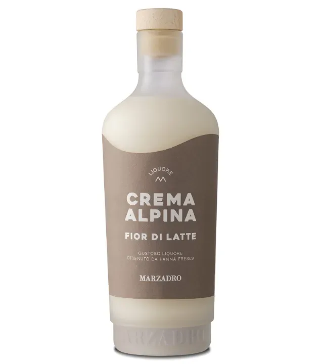 Marzadro Crema Alpina Fior di Latte Likör / 17 % Vol. / 0,7 Liter-Flasche