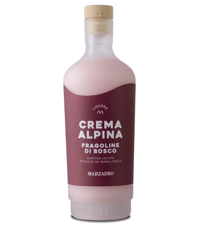 Marzadro Crema Alpina Fragoline di Bosco Erdbeerlikör / 17 % Vol. / 0,7 Liter-Flasche