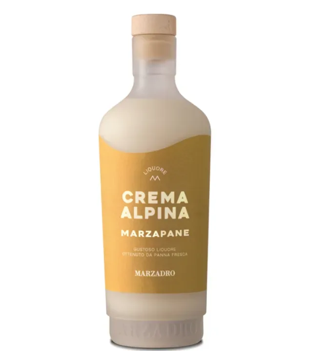 Marzadro Crema Alpina Marzapane Marzipanlikör / 17 % vol / 0,7 Liter-Flasche