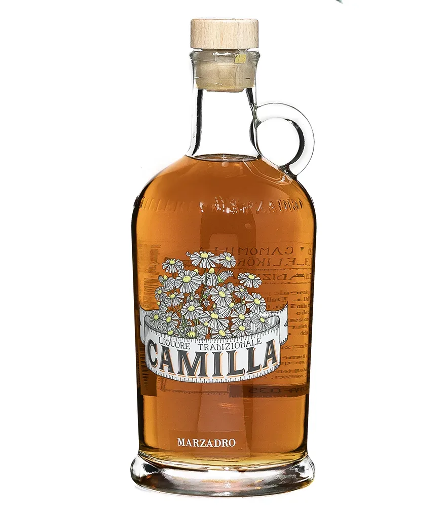 Marzadro Camilla Liquore di Camilla in Grappa Kamillenlikör / 35 % Vol. / 0,7 Liter-Flasche