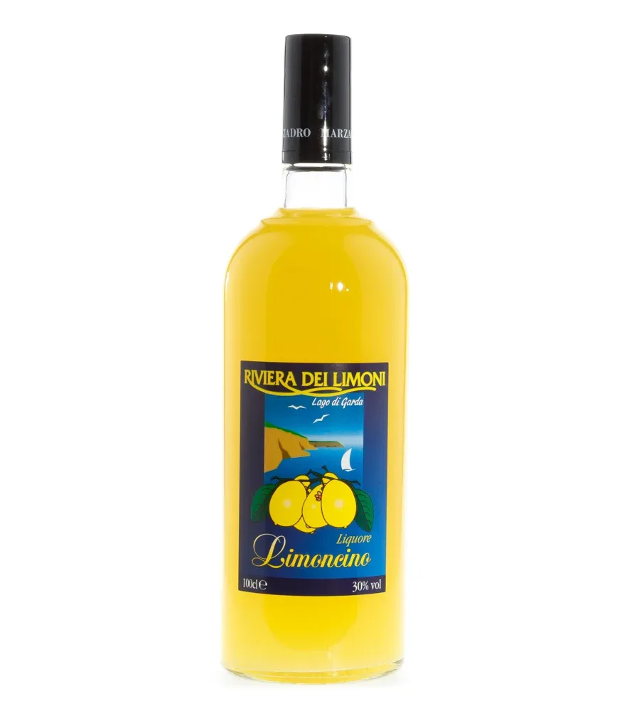 Marzadro: Limoncino Zitronenlikör „Riviera dei Limoni“ Limoncello / 30 % Vol. / 1,0 Liter-Flasche