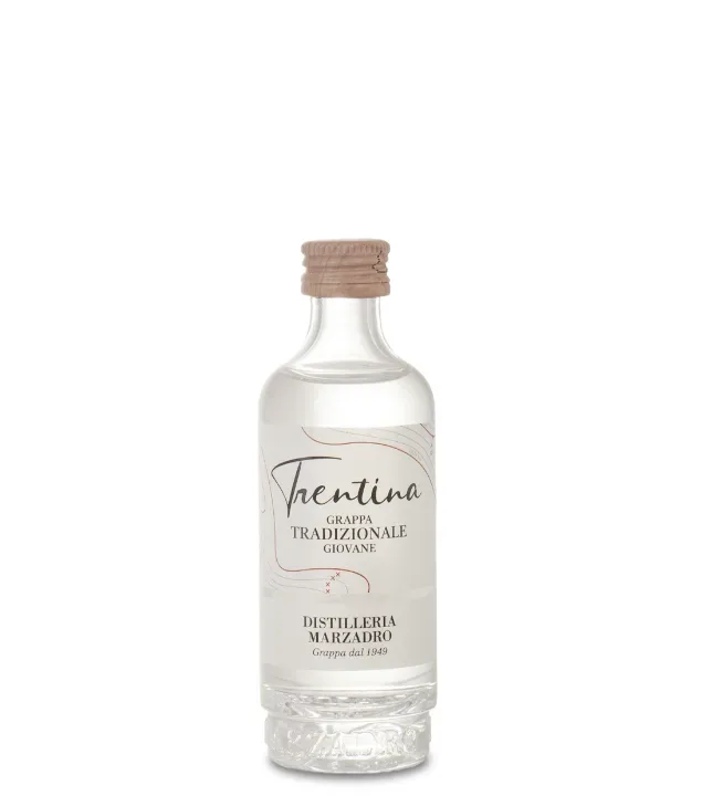 Marzadro: Grappa La Trentina Tradizionale / 41 % vol / 0,05 Liter-Flasche