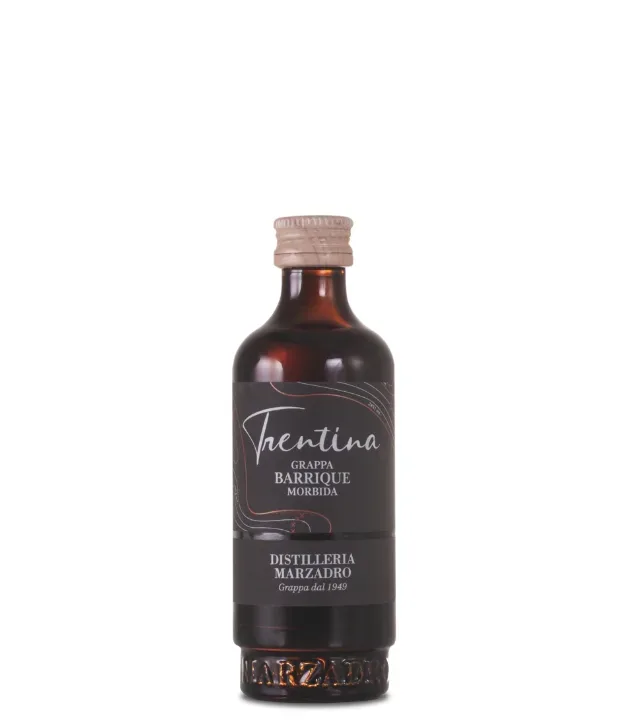 Marzadro Grappa La Trentina Morbida Barrique / 41 % vol / 0,05 Liter-Flasche