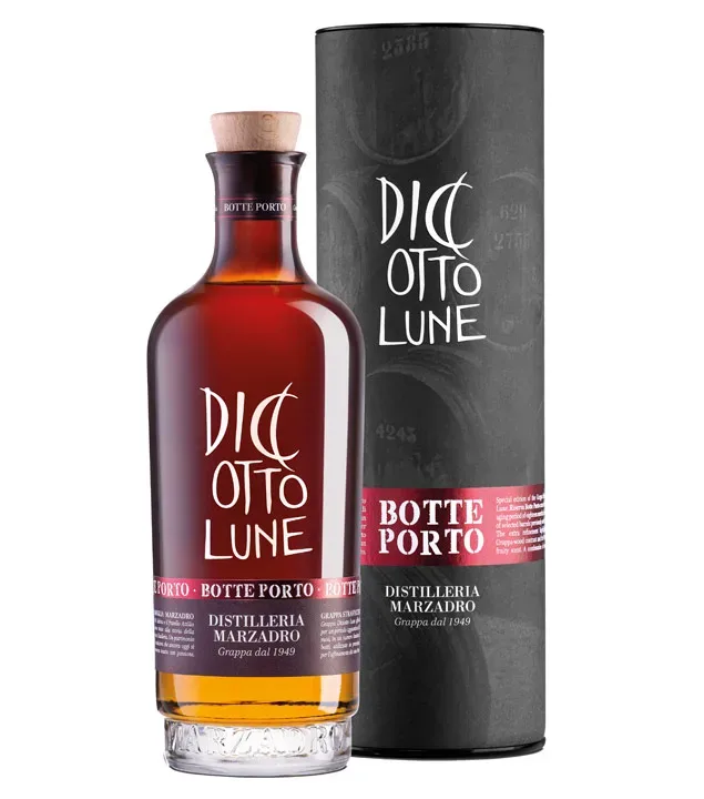 Marzadro Le Diciotto Lune Grappa Riserva Botte Porto / 42 % Vol. / 0,7 Liter