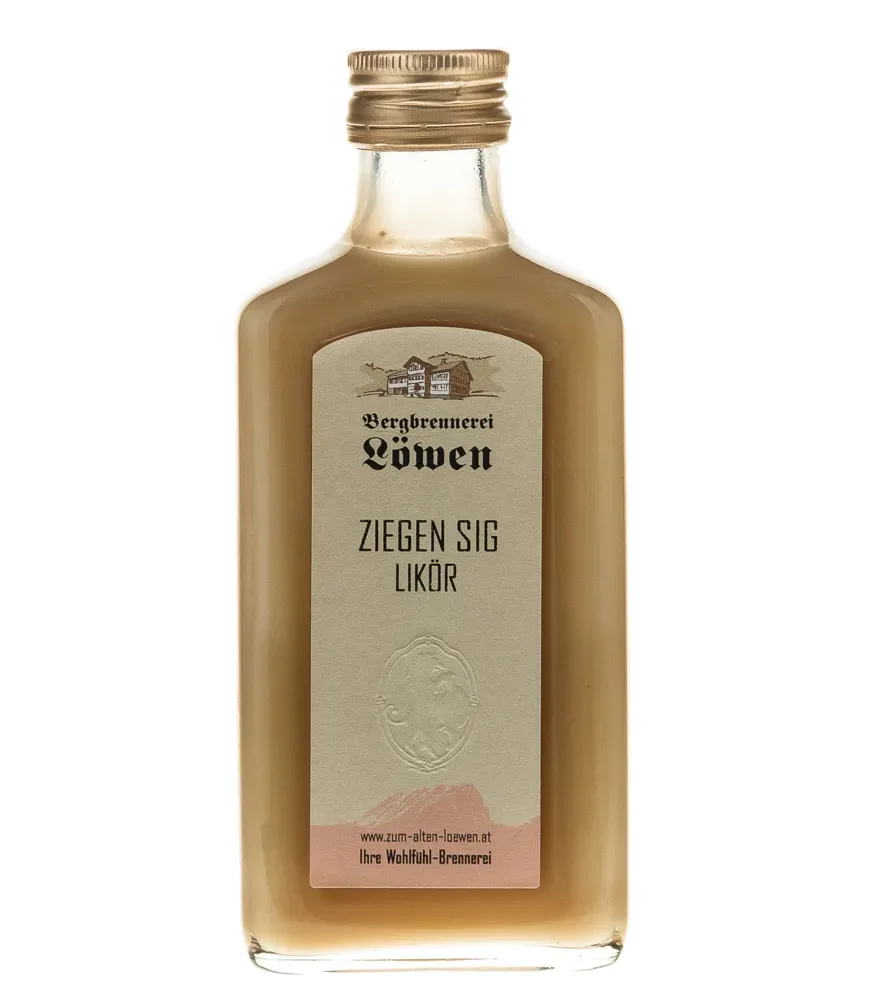 Löwen Ziegen Sig Likör / 16 % Vol. / 0,2 Liter-Flasche